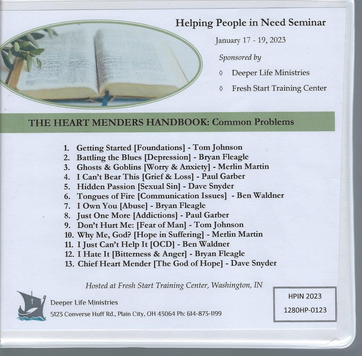 2023 Helping People in Need Seminar CD Set